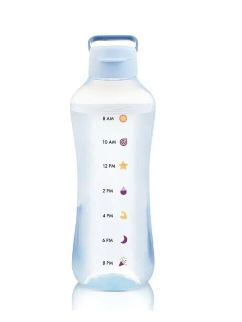 Tupperware AquaVibe 67 oz. (2 Liter) Water Bottle Daily Hydration Reminder